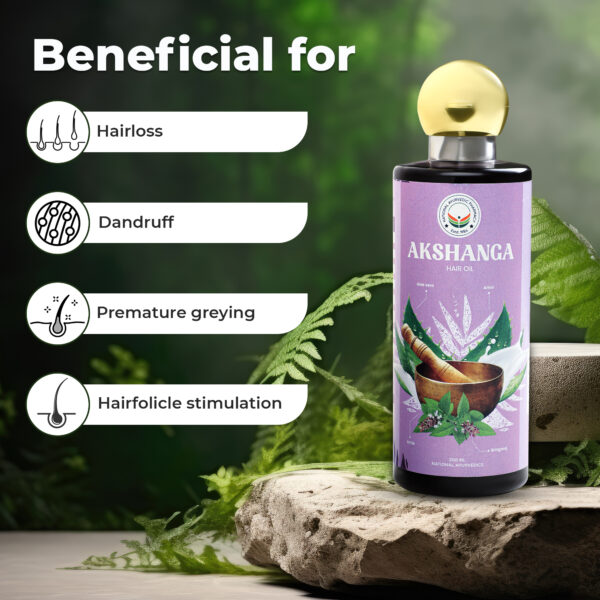 Akshanga Hair Oil 200ml - Image 4